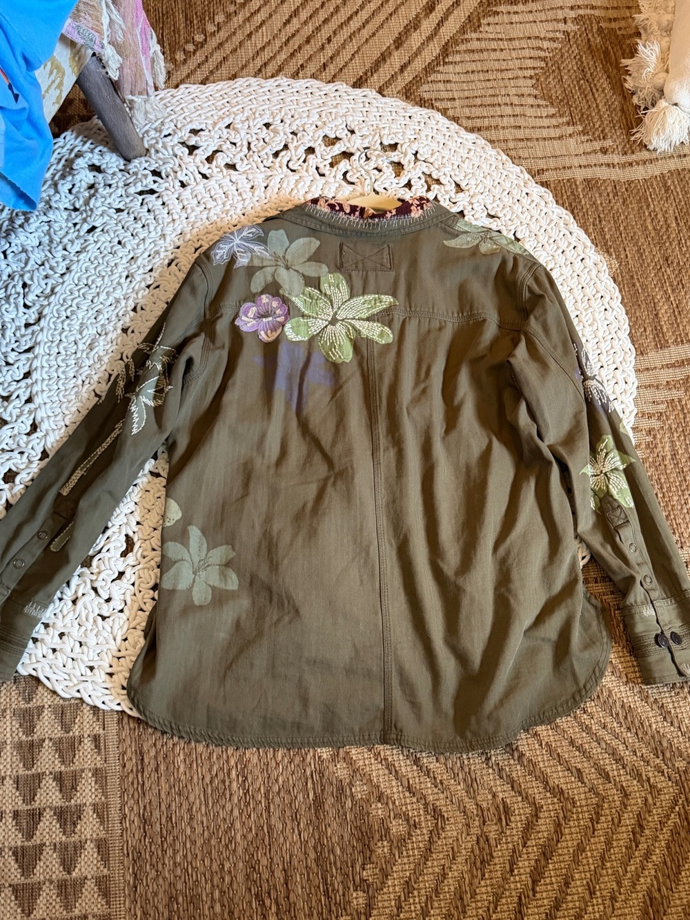 Free People We the Free Blooms and Palms Top - Picture 3 of 5